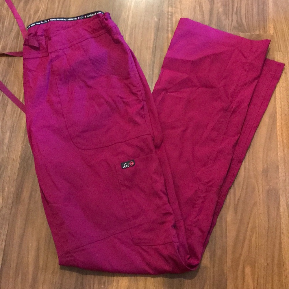 Koi pink scrub pants